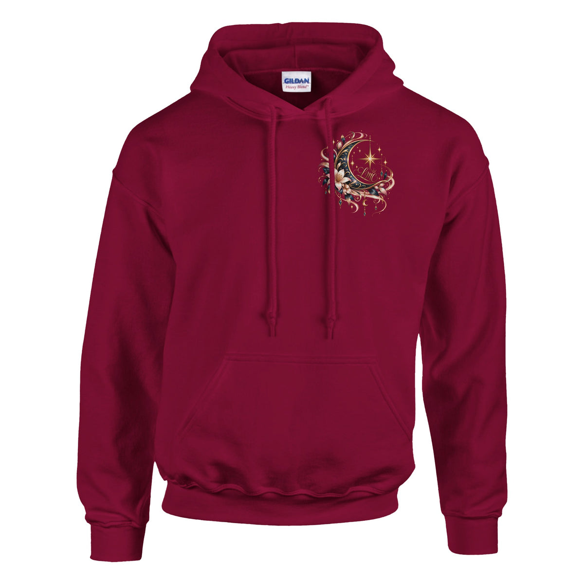 Sweat à capuche LMC Lune fleurie porté – Le Monde de Charline