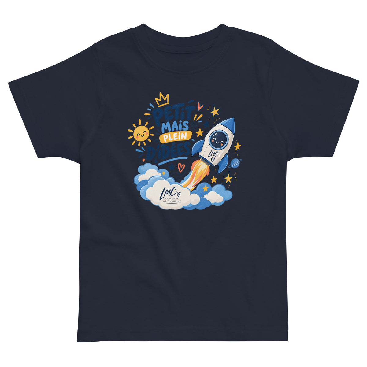 T-shirt enfant LMC marine – Le Monde de Charline