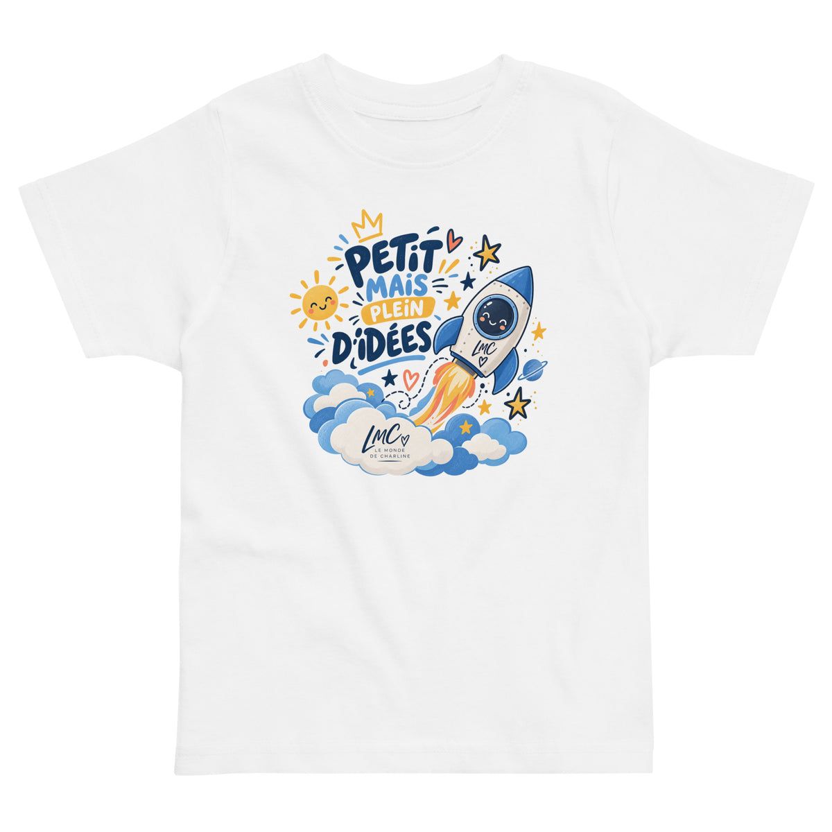 T-shirt enfant LMC blanc – Le Monde de Charline